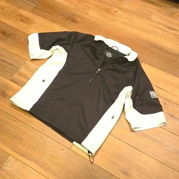 Galway Bay all weather apparel men's Medium black white - Picture 2 of 12
